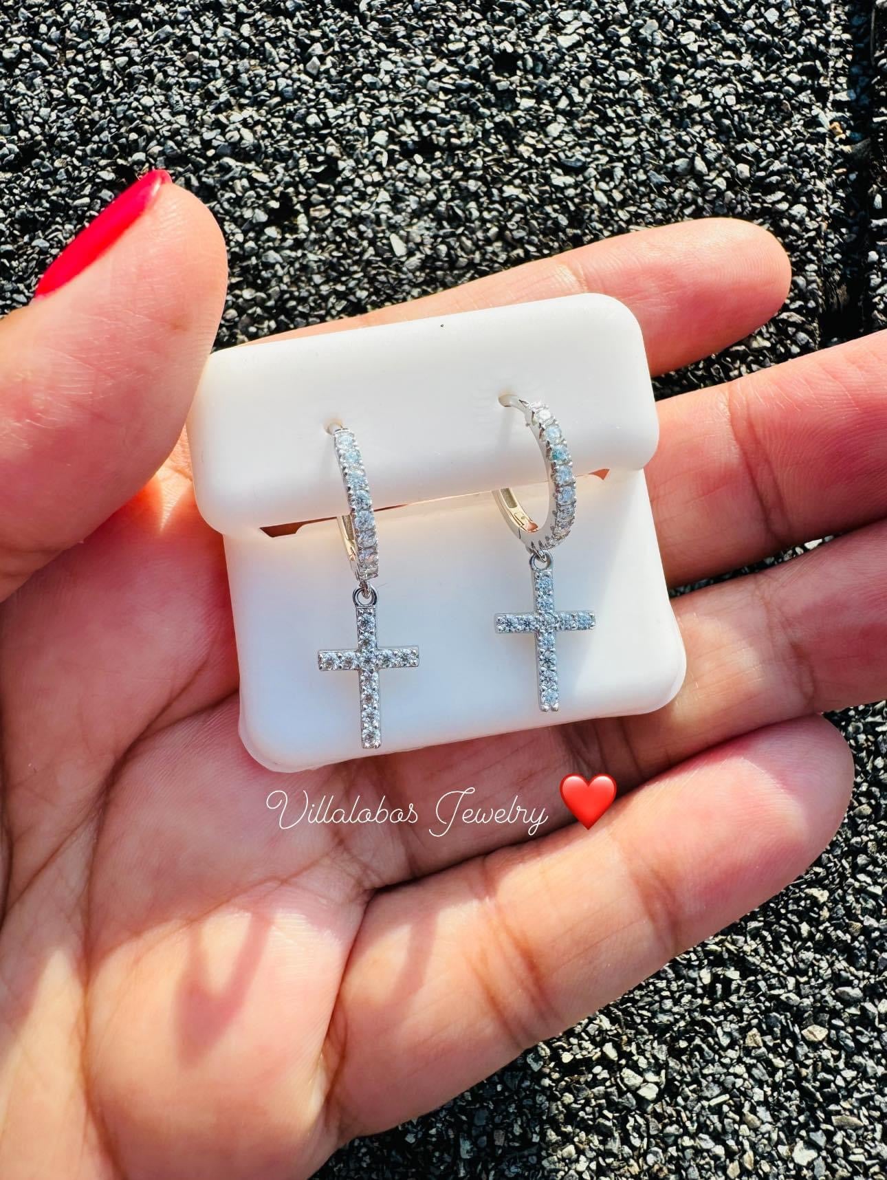 Cross earrings