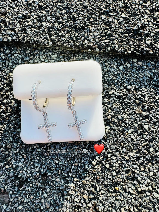 Cross earrings